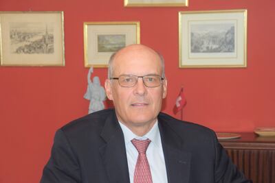 Martin Strub es embajador de Suiza en Uruguay concurrente en nuestro país.