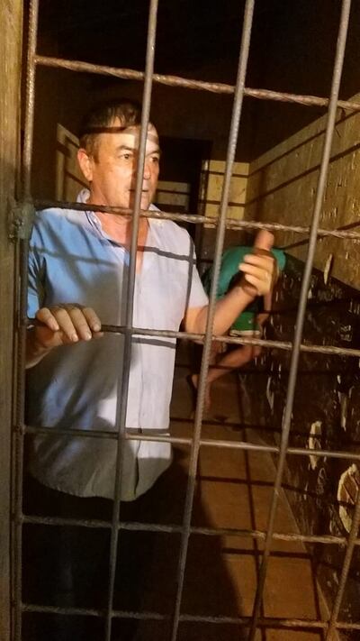 Bernardino López, detenido