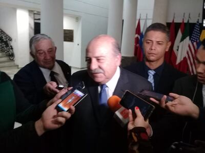 Embajador brasileño en Paraguay, Carlos Simas.