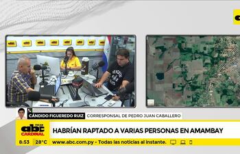 Raptan a ocho personas en Amambay