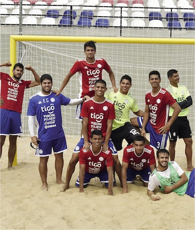 Paraguay  en el mapa del fútbol playa