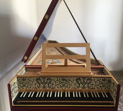 El nuevo clavecín del Ateneo Paraguayo.