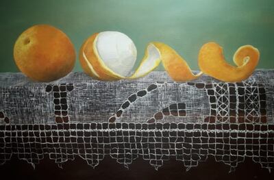 Cuadro de María Nelly Oettinger que integra la muestra que se habilita hoy.