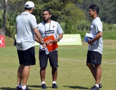 Aldo Bobadilla, José Caballero, Carlos Villagra, Independiente Medellín, Colombia, DIM.