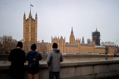 El Parlamento británico en Londres.