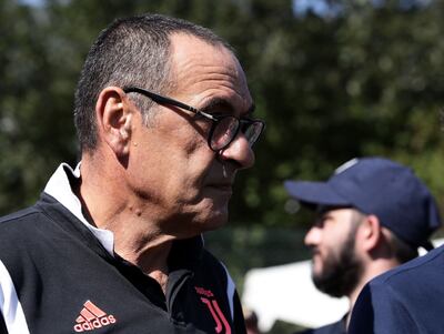 Maurizio Sarri, entrenador de la Juventus.