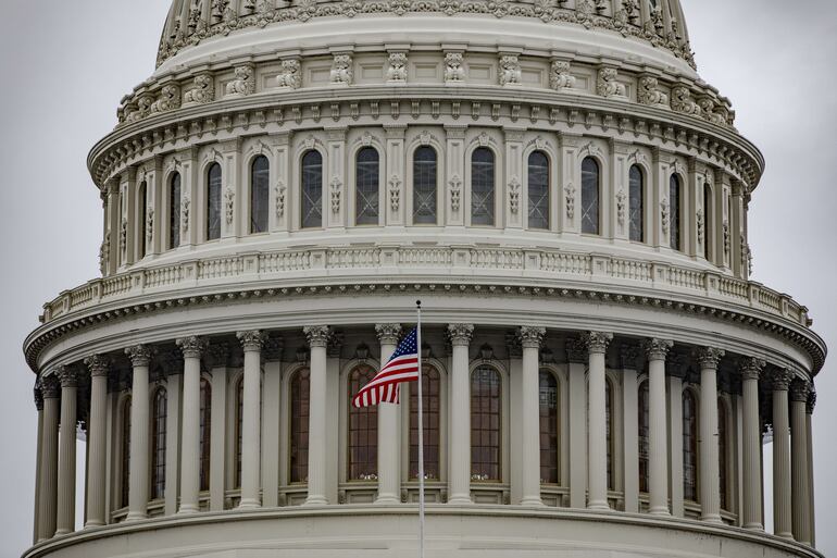 El Capitolio, la sede del Congreso de los Estados Unidos, en Washington.