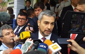 Presidente de la República, Mario Abdo Benítez.