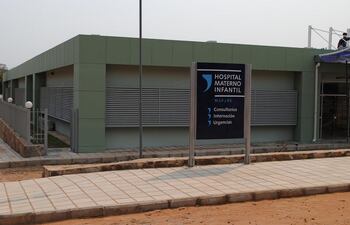 Gentileza del M.S.P y B.S. Fachada del Hospital Materno Infantil de Capiatá.