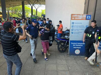 El peligroso criminal brasileño fue expulsado de nuestro país esta mañana.