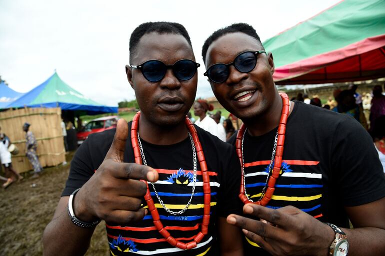 Festival mundial de gemelos Igbo-Ora en Nigeria.