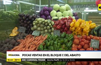 Pocas ventas en el bloque C del Abasto