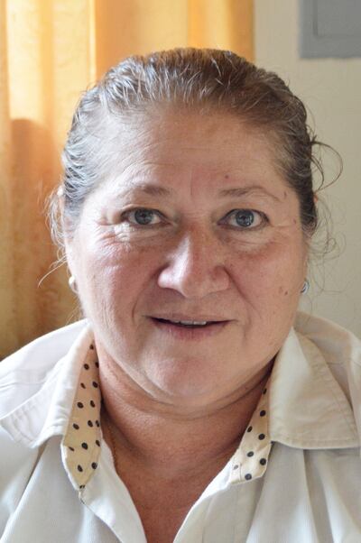 Calixta Mieres, jefa del  Senepa de Horqueta.