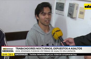 Trabajadores nocturnos, expuestos a asaltos