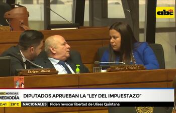 Diputados aprueban la "ley del impuestazo"