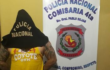 Abraham Paredes, detenido.