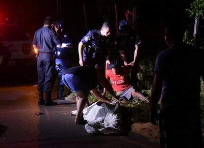 Familiares reconocieron a la víctima en el lugar del suceso.