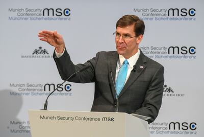 Mark Esper, secretario estadounidense de  Defensa.