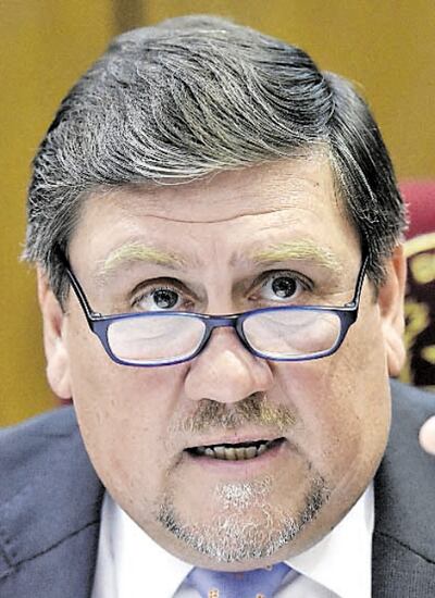 Blas Llano (PLRA), senador y titular de la Cámara Alta. Dijo que hubo negligencia local en el caso de Juan Arrom, Martí y Colmán.