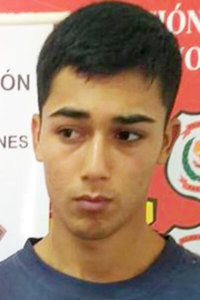 Andrés Giménez Bobadilla, supuesto atacante de policías.