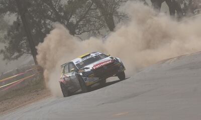 El piloto Gustavo Saba será el primero en abandonar la rampa de salido esta noche en la plaza Moiety, como vencedor de la prueba de clasificación, pese a que no corre en suelo chaqueño.