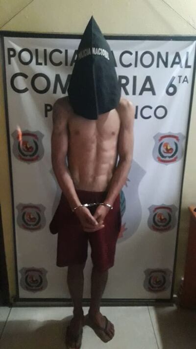 Rubén González González, detenido.