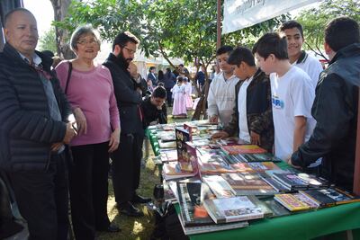 Los escritores y músicos fueron muy visitados por los niños.