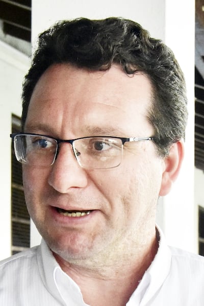 Catalino Bogado, director de la Escuela Anexa.