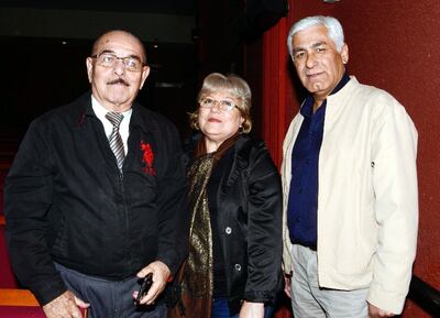 Lino Trinidad, Alcira Aranda y Carlos Ferreira.