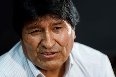 Evo Morales, expresidente de Bolivia.