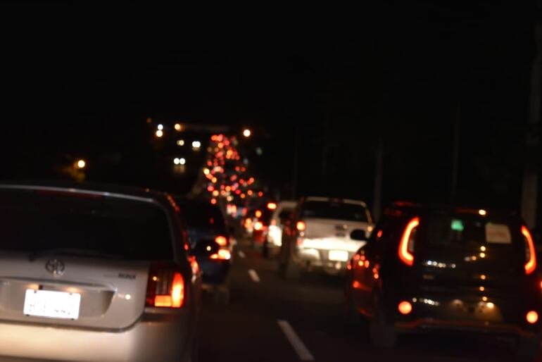 Lento operativo retorno por ruta PY02