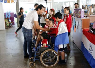 “Vamos Paraguay que se puede”, resaltó Nelson Haedo Valdez al visitar la Fundación Teletón.