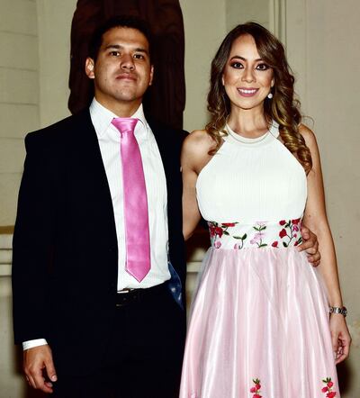 Luis Caballero y Daisy López.