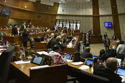 Sesión en la Cámara de Diputados en la cual archivaron el proyecto de reforma policial.