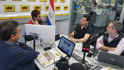 El diputado Raúl Latorre en los estudios de ABC Cardinal.