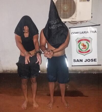 Los dos detenidos quedaron a disposición del Ministerio Público.