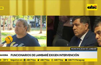 Funcionarios de Lambaré exigen intervención