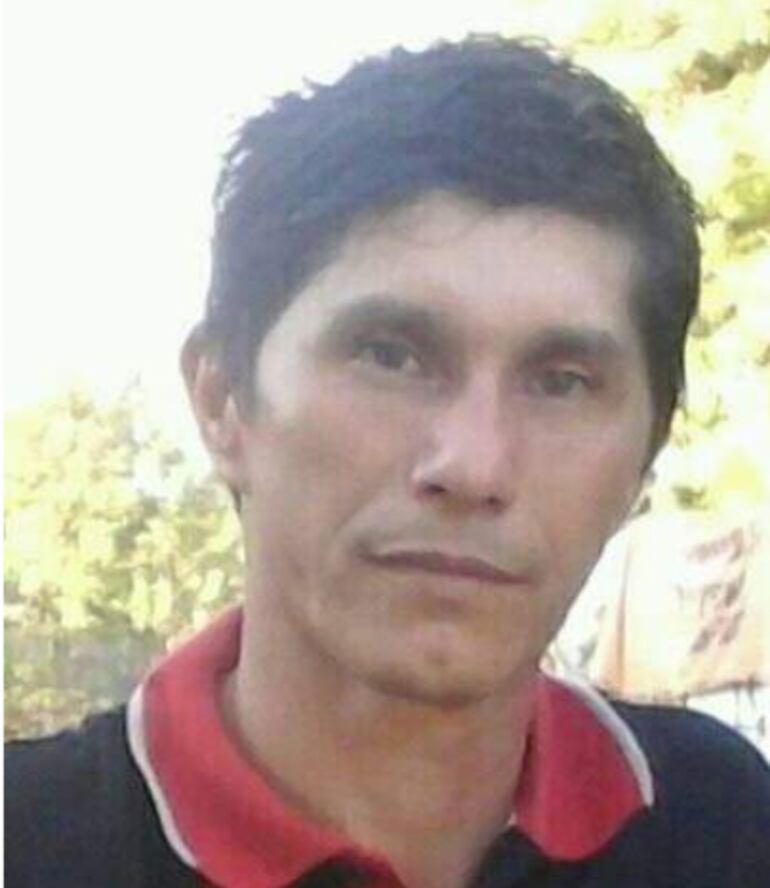 El presunto asesino, Encarnación Cáceres, actualmente prófugo.