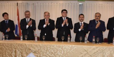 Autoridades reelectas de la Caja Bancaria fueron presentadas oficialmente.