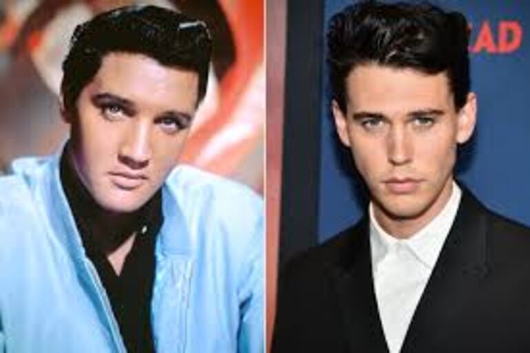 Comparación del parecido físico entre el joven actor Austin Butler y el inolvidable Elvis Presley.