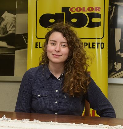 La cantante y compositora uruguaya Florencia Núñez.