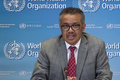 Tedros Adhanom Ghebreyesus, director de la Organización Mundial de la Salud.
