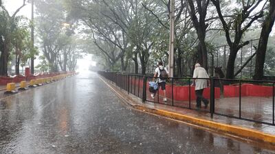 Las lluvias se presentarían en forma dispersa en Ciudad del Este.