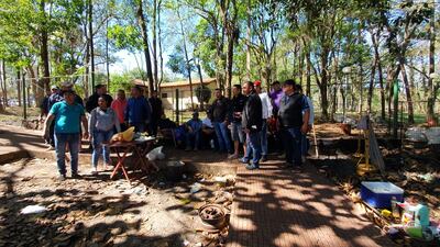 Los agentes destituidos estuvieron por cinco día en el predio de la Dirección de Tránsito.