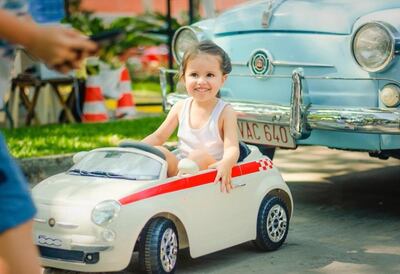 Los niños también tuvieron activa participación en los festejos.