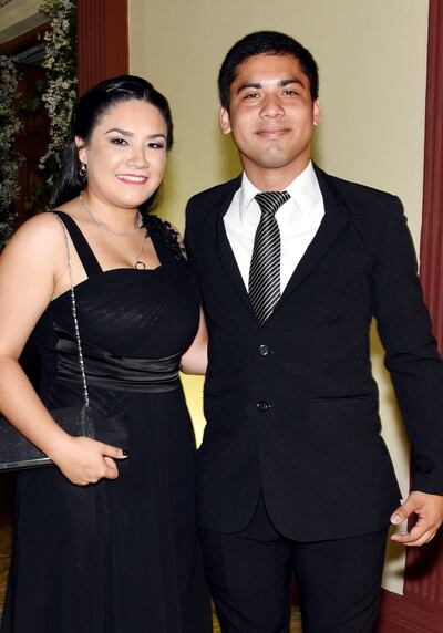 Gabriela González y Fernando López.