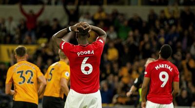 Manchester United solo pudo empatar ante el Wolverhampton.