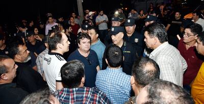 El comisario Carlos Miguel López Russo tuvo que mediar entre los taxistas y los de Uber.