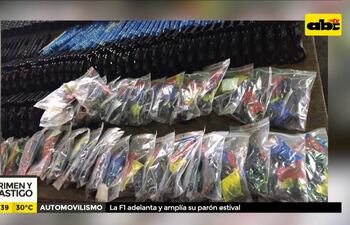 Incautan piezas de armas en Alto Paraná