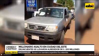 Asalto a empleado de una universidad en Ciudad del Este.